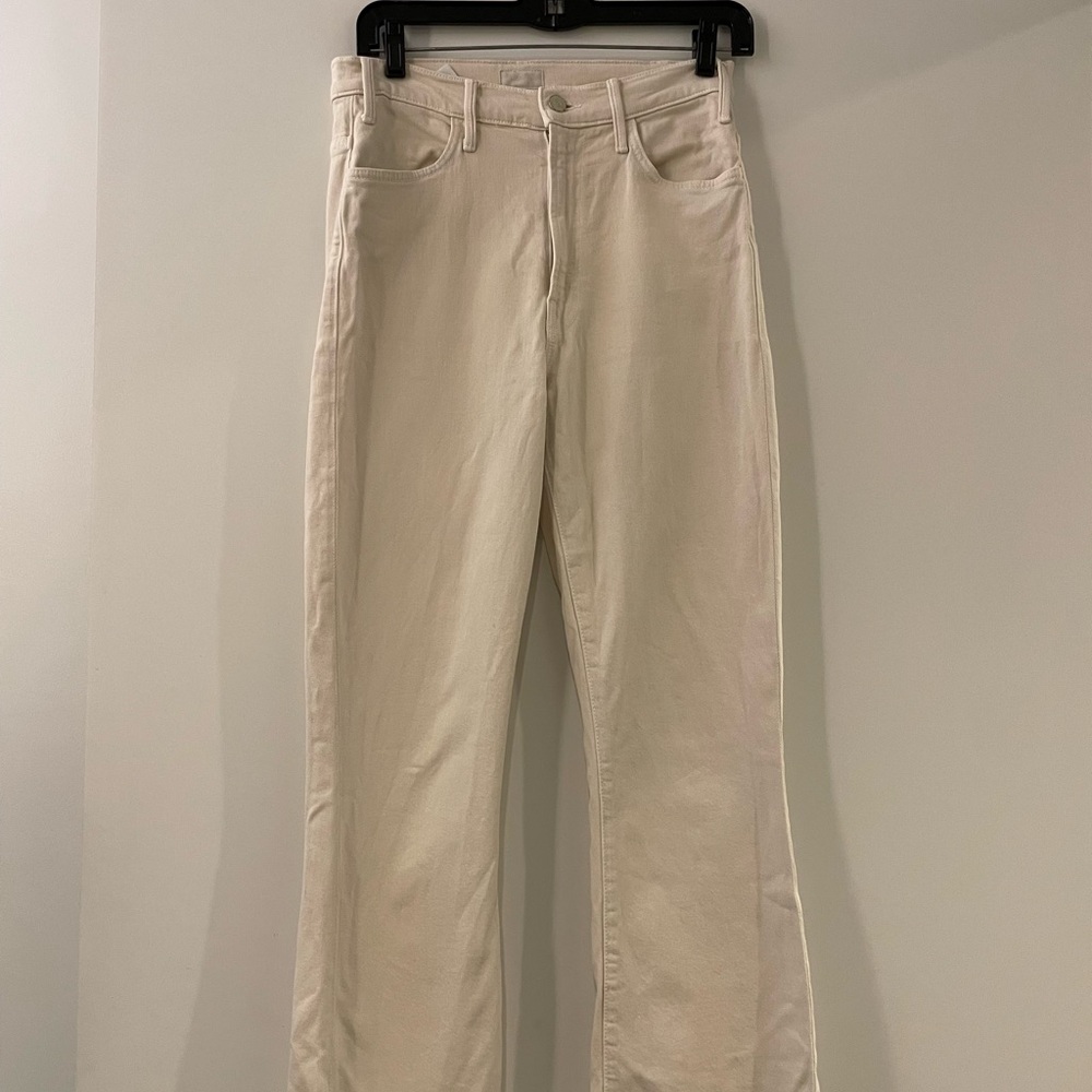 MOTHER Women's Light Tan The Hustler Ankle Fray, Size 27 - Picture 14 of 15